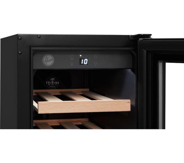 Vinoteca Hoover negra 20 botellas HWCB30UK OUTLET