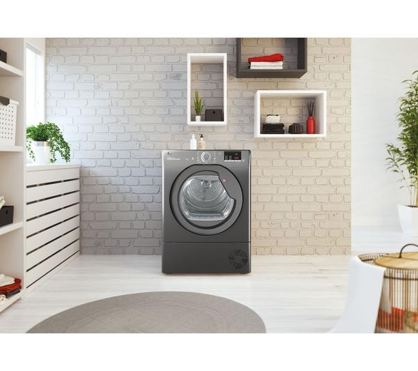 Secadora Hoover 9kg condensación inox HLEC9DRGR-80 OUTLET