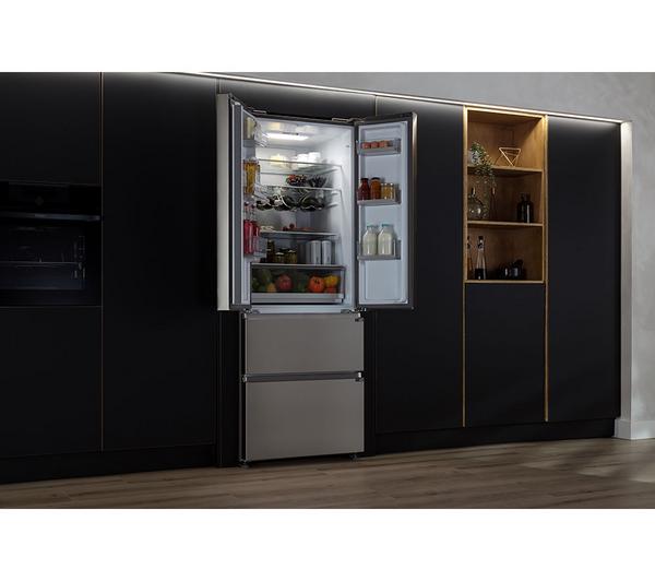 Frigorífico francés Haier inox 190*70cm (026248) OUTLET