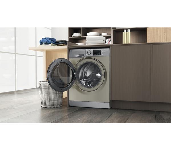 Lavasecadora Hotpoint 8/6kg inox 1400rpm NDB8635GK OUTLET