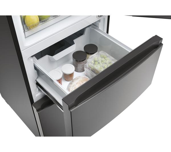 Frigorífico francés Haier negro 190*60cm HETR3619ENPB OUTLET