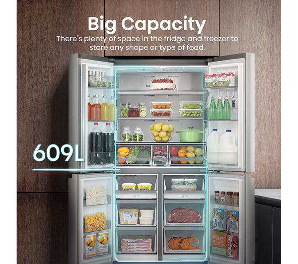 Frigorífico Americano Hisense inox 4 puertas 178*91cm RQ758N4SASE OUTLET