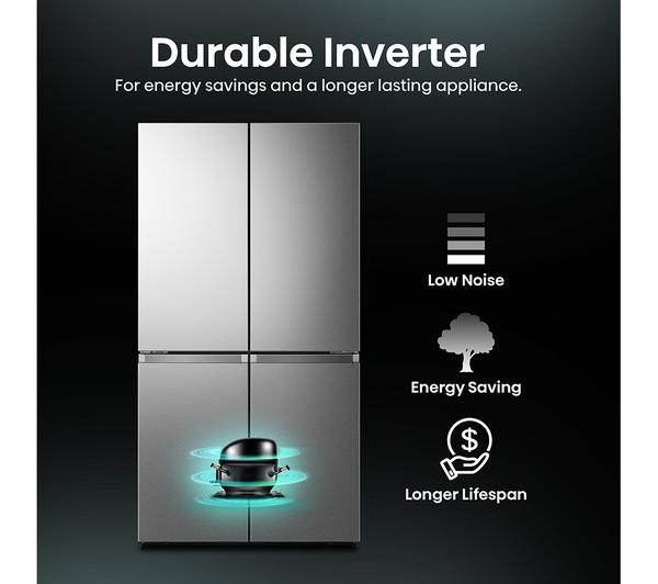 Frigorífico Americano Hisense inox 4 puertas 178*91cm RQ758N4SASE OUTLET
