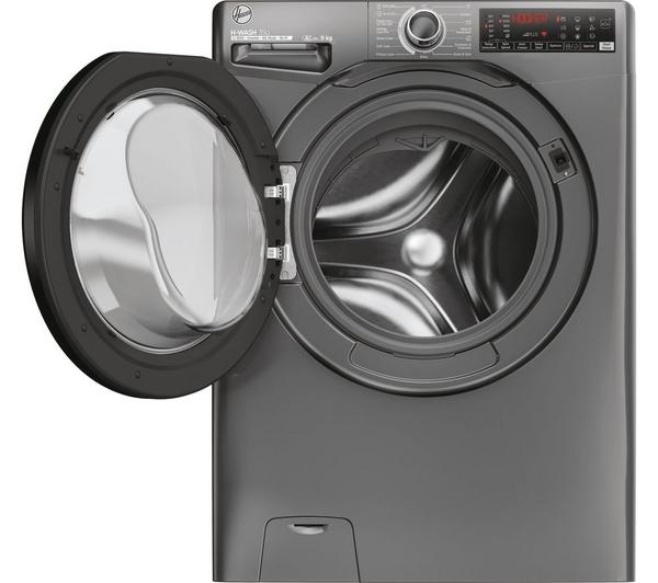 Lavadora Hoover 9kg inox 1600rpm H3WPS696TMBR6-80 OUTLET