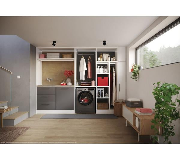 Lavadora Hoover 9kg inox 1600rpm H3WPS696TMBR6-80 OUTLET
