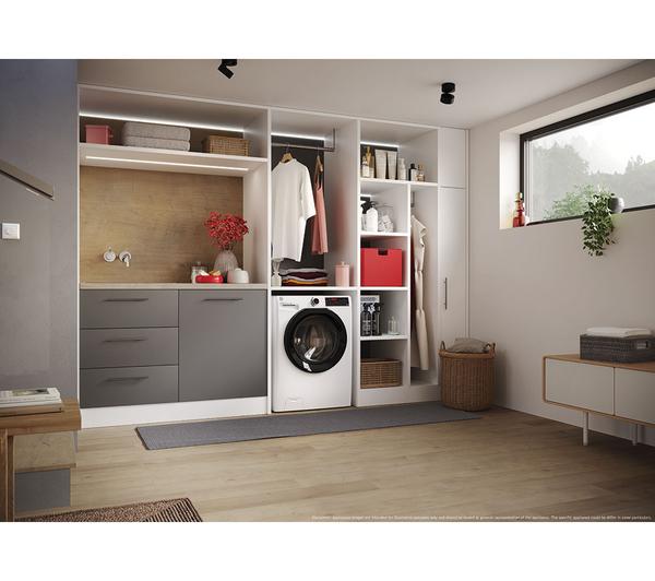 Lavadora Hoover 9kg blanca 1600rpm H3WPS696TAMB6-80 OUTLET