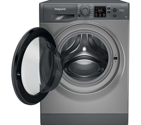 Lavadora Hotpoint 8kg inox 1400rpm NSWR846GK OUTLET