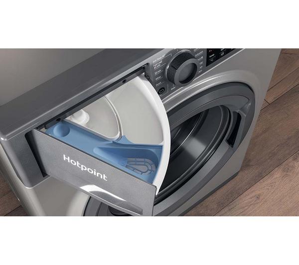 Lavadora Hotpoint 8kg inox 1400rpm NSWR846GK OUTLET