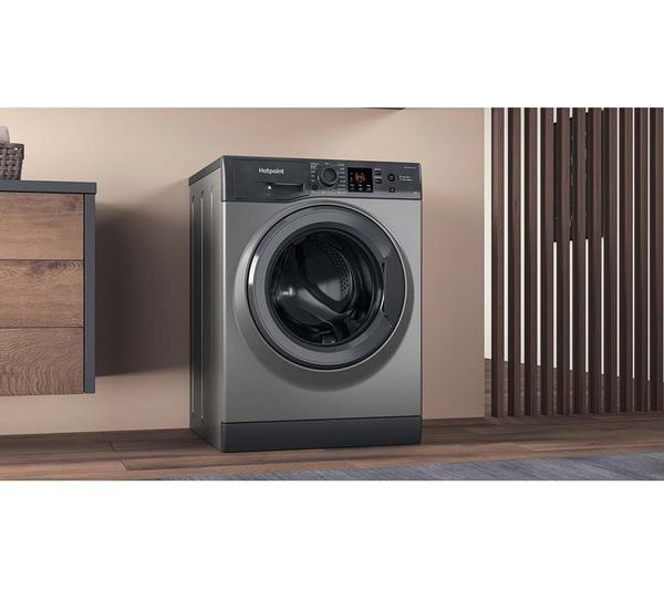 Lavadora Hotpoint 8kg inox 1400rpm NSWR846GK OUTLET