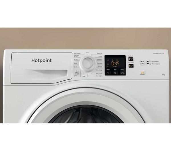 Lavadora Hotpoint 8kg blanca 1400rpm NSWR846WK OUTLET