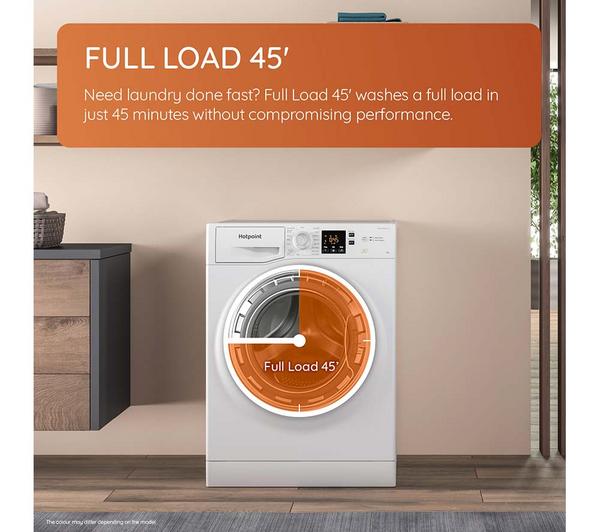 Lavadora Hotpoint 8kg blanca 1400rpm NSWR846WK OUTLET