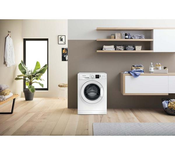 Lavadora Hotpoint 8kg blanca 1400rpm NSWR846WK OUTLET