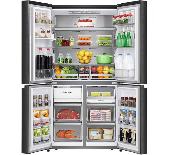 Frigorífico Americano Hisense negro 4 puertas RQ5X560SFLEF OUTLET