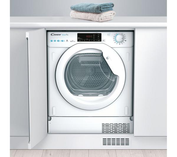 Secadora Candy 7kg bomba de calor blanco integración CBTDH7A1TE-80 OUTLET