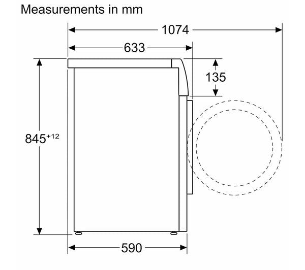Lavadora Bosch 10kg inox 1400rpm WGH254ARGB OUTLET