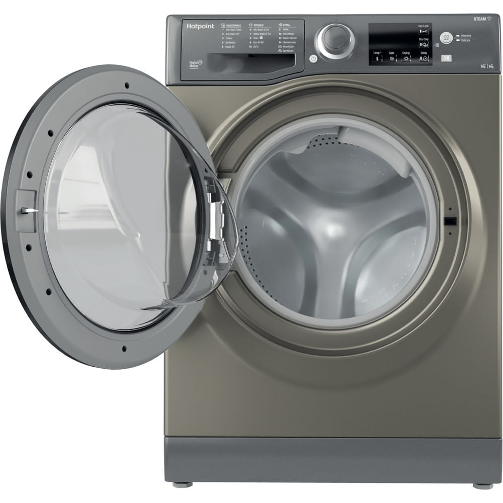 Lavasecadora Hotpoint 9/6kg inox 1600rpm RDGR9662GK OUTLET