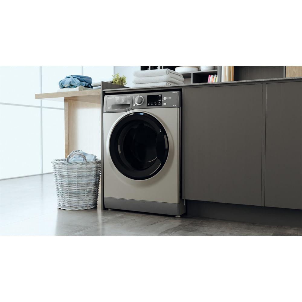 Lavasecadora Hotpoint 9/6kg inox 1600rpm RDGR9662GK OUTLET