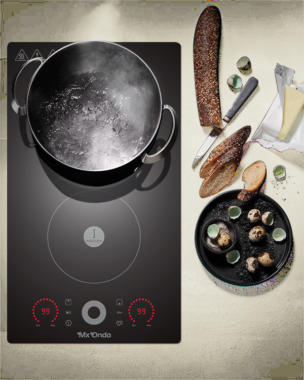Placa inducción 2 fuegos Mx-Onda (026227) OFERTA
