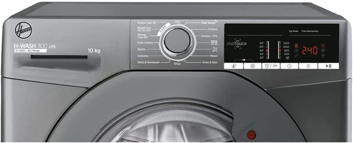 Lavadora Hoover 10kg inox 1400rpm H3W410TAGGE/1-80 OUTLET