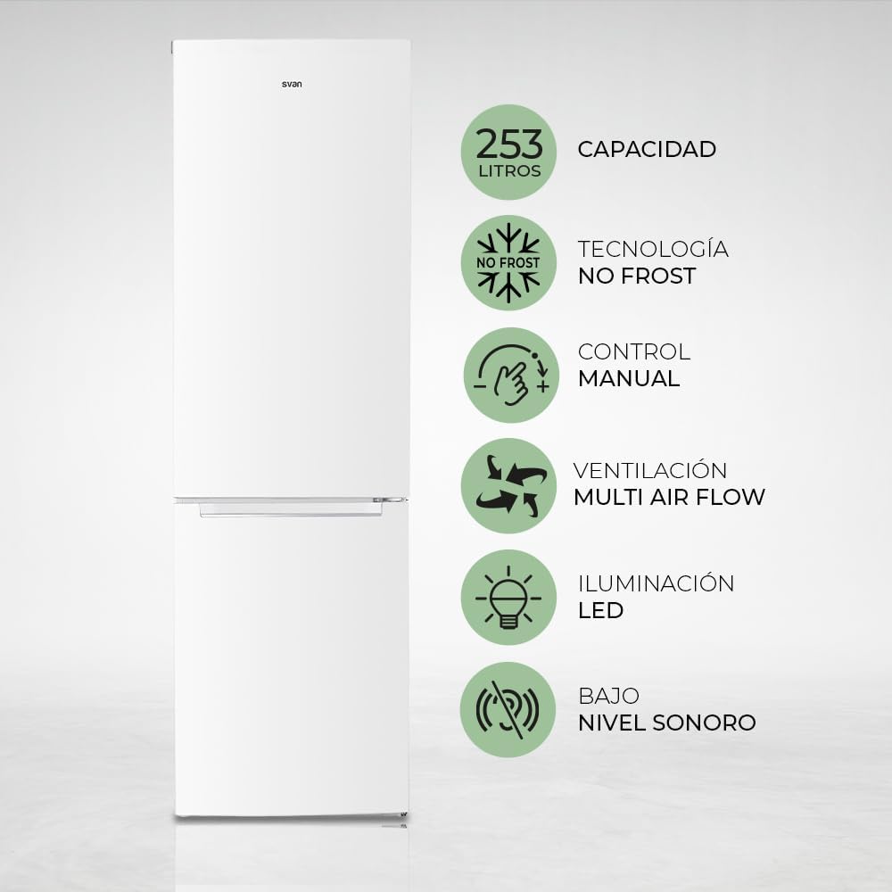Frigorífico combi Svan blanco 181*55cm SC18550ENF OFERTA