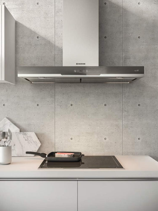 Campana Hoover negra inox 90cm 622m3/h HDSV985B OUTLET