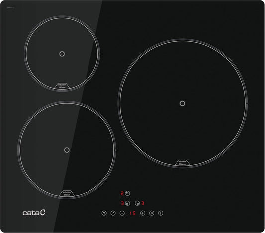 Placa inducción Cata 3 fuegos IB6303E2BK OFERTA