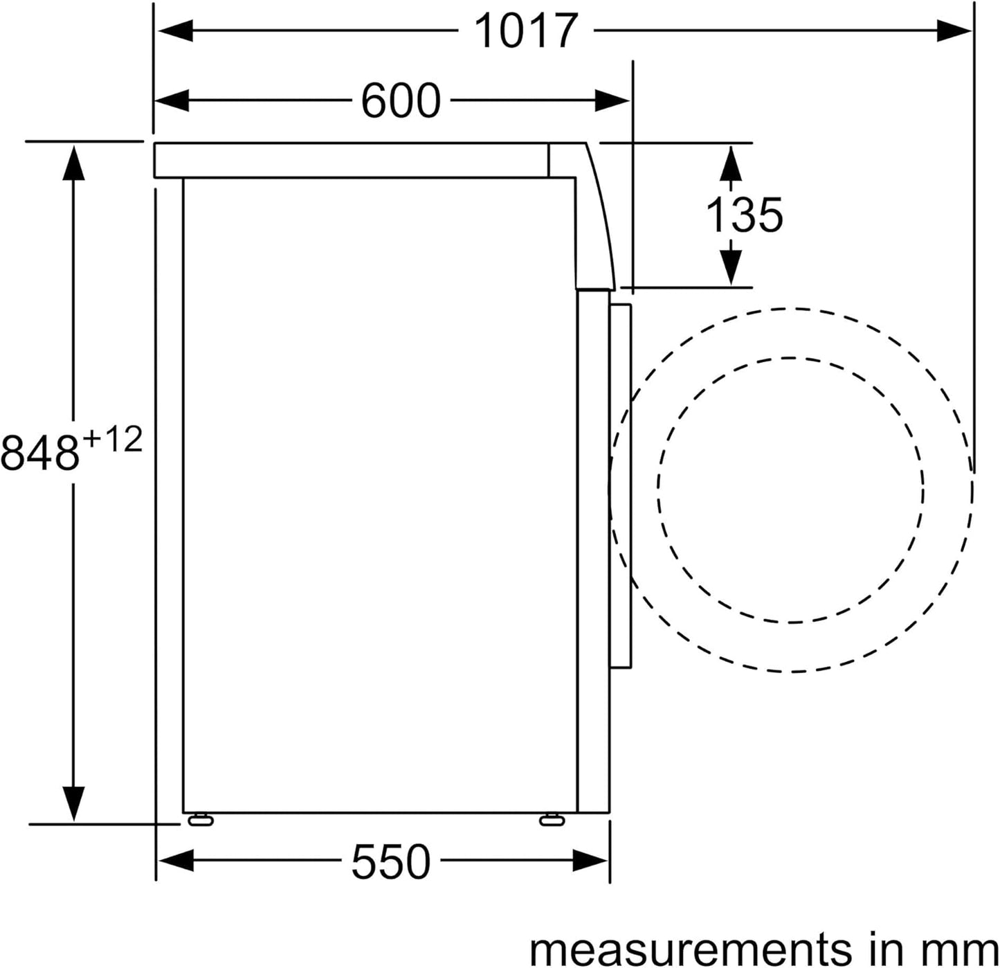Lavadora Bosch 8kg blanca 1400rpm WAN28282GB OUTLET