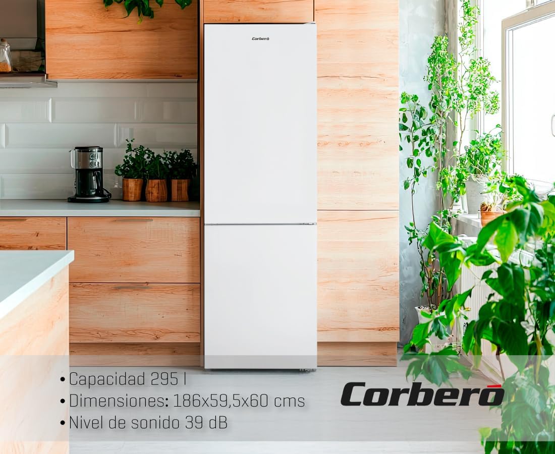 Frigorífico combi Corberó blanco 186*60cm CC594V24NFW OFERTA