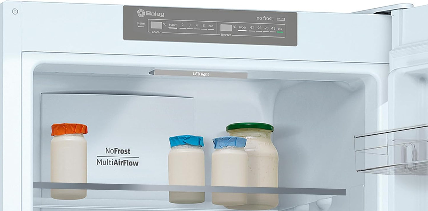 Frigorífico combi Balay blanco 203*60cm 3KFE763WI OFERTA