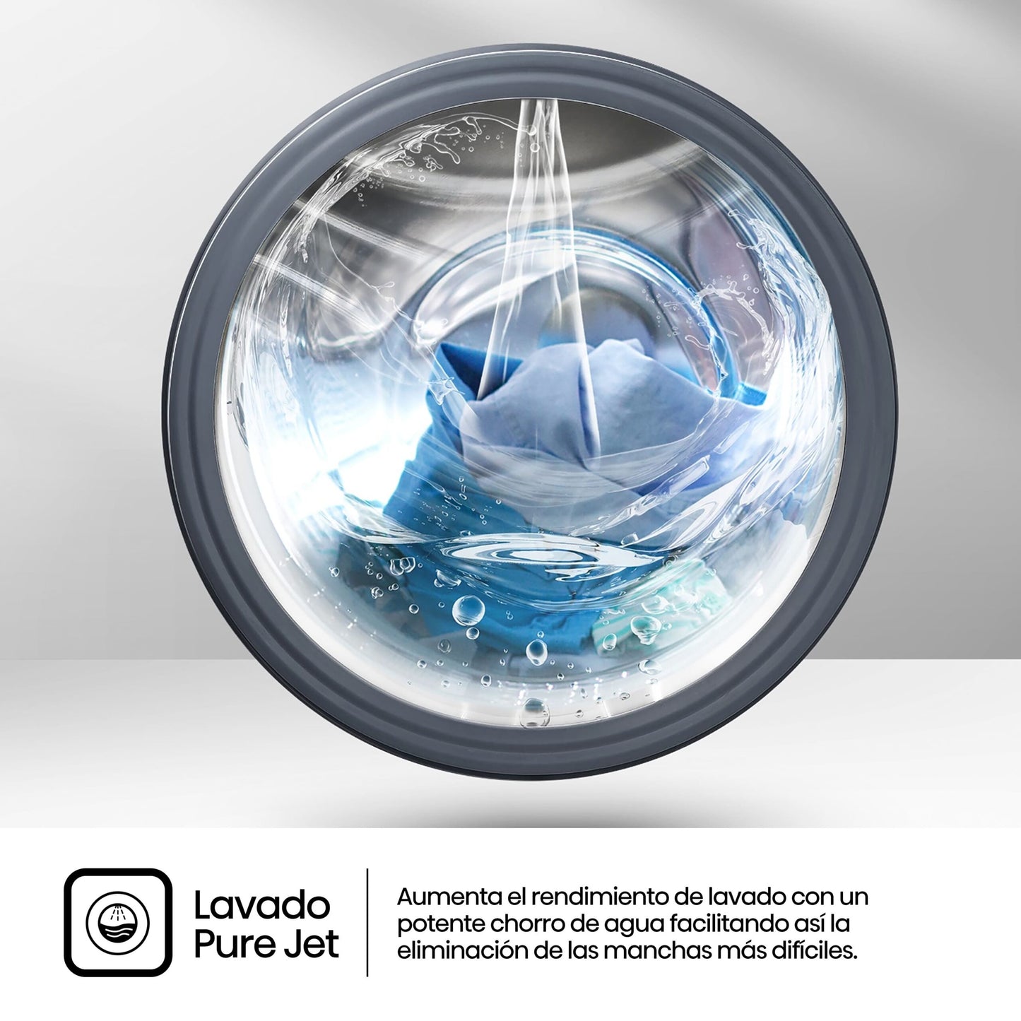 Lavadora Hisense 10kg blanca 1400rpm WFQA1014EVJM OUTLET