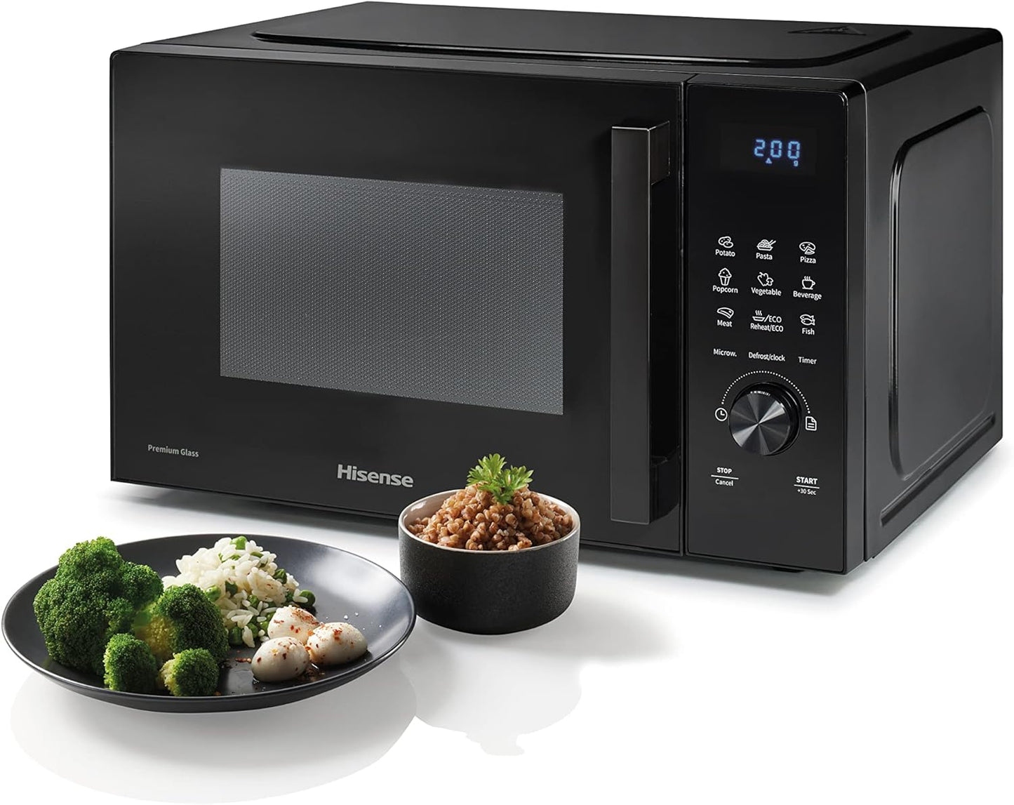 Microondas Hisense 23lt negro H23MOBSD1H OFERTA