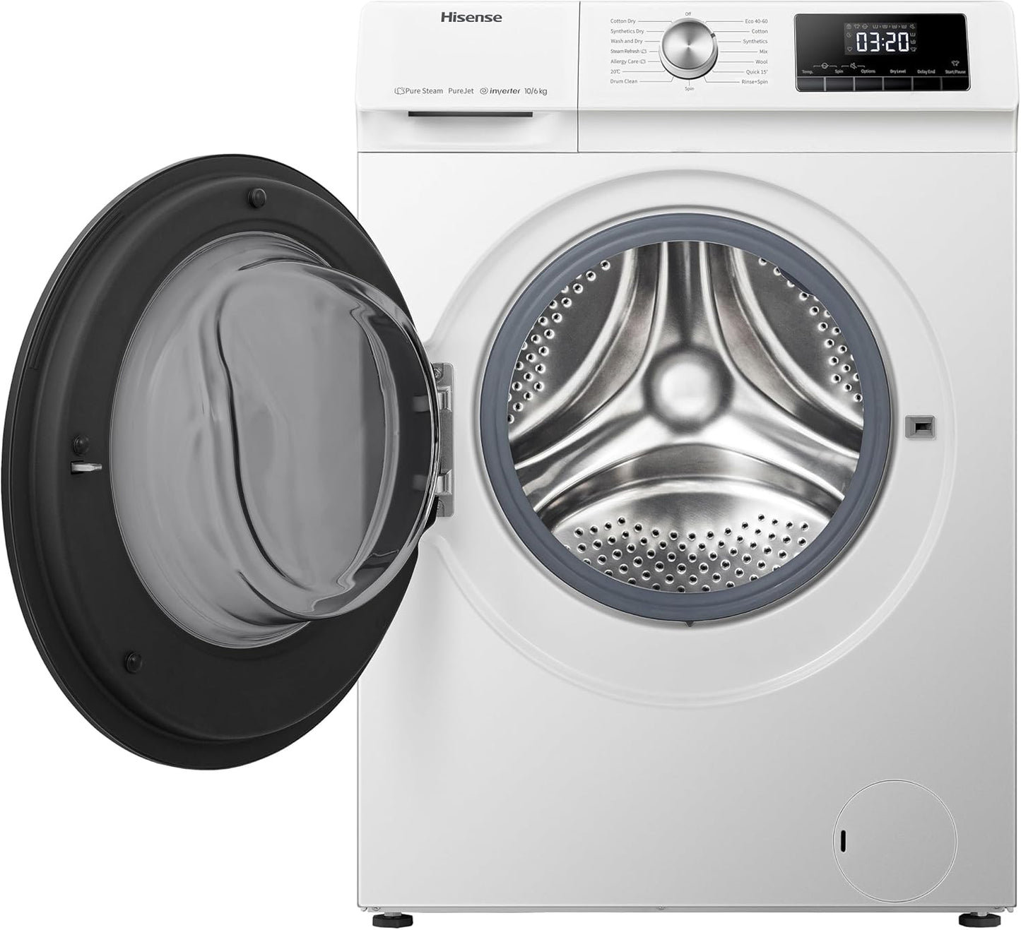Lavasecadora Hisense 10/6kg blanca 1400rpm WDQA1014EVJM OUTLET