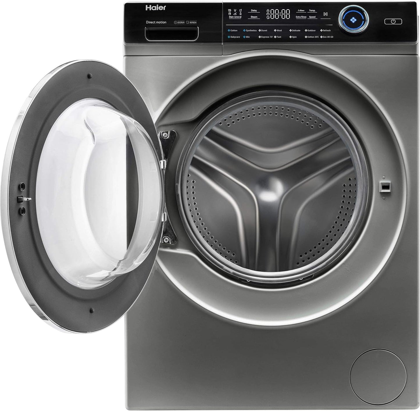 Lavadora Haier 10kg inox 1400rpm HW100-B14979S OUTLET