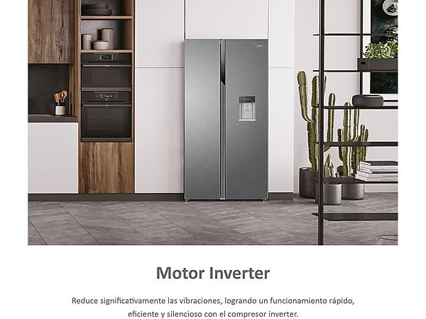 Frigorífico americano Haier inox 178*90cm HSR3918EWPG OUTLET