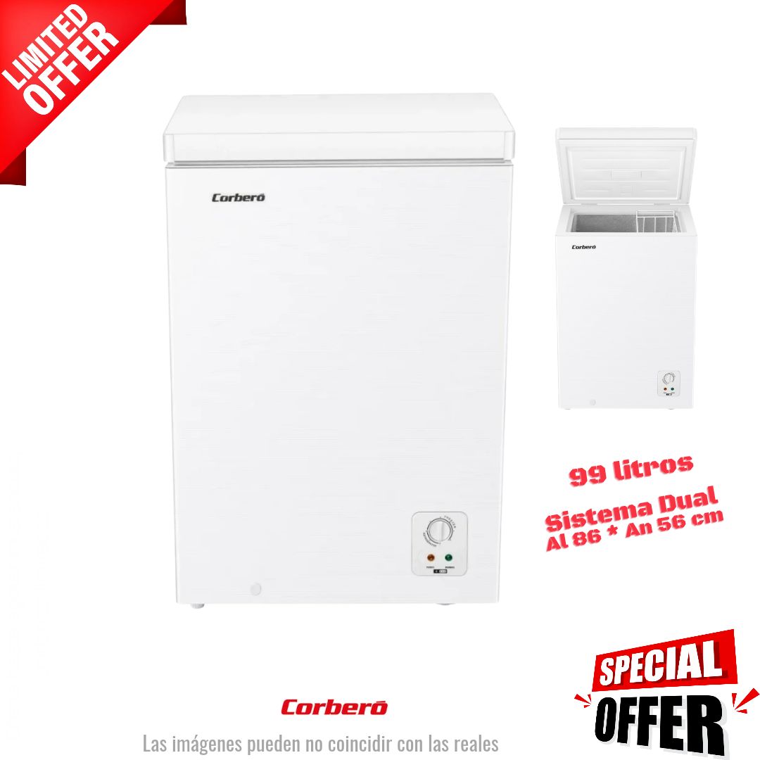 Arcón congelador Corberó 99lt 86*56cm (026415) OFERTA