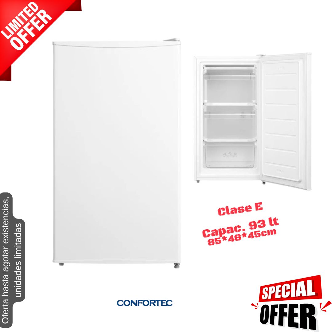 Congelador vertical Confortec blanco 85*48cm CFC-148WE OFERTA