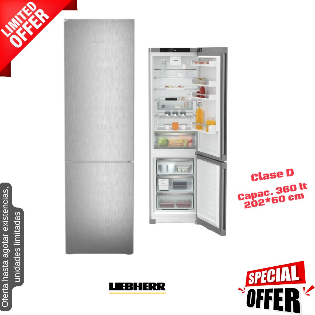 Frigorífico combi Liebherr inox 201*60cm CNSFD5723 OFERTA