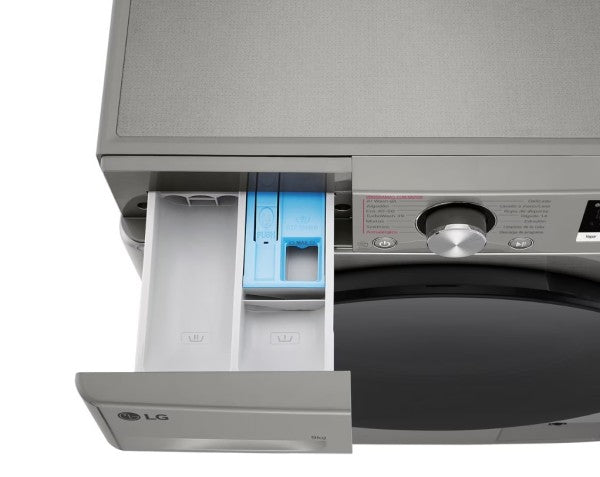 Lavadora LG 9kg inox 1400rpm F4WR7009AGS OUTLET