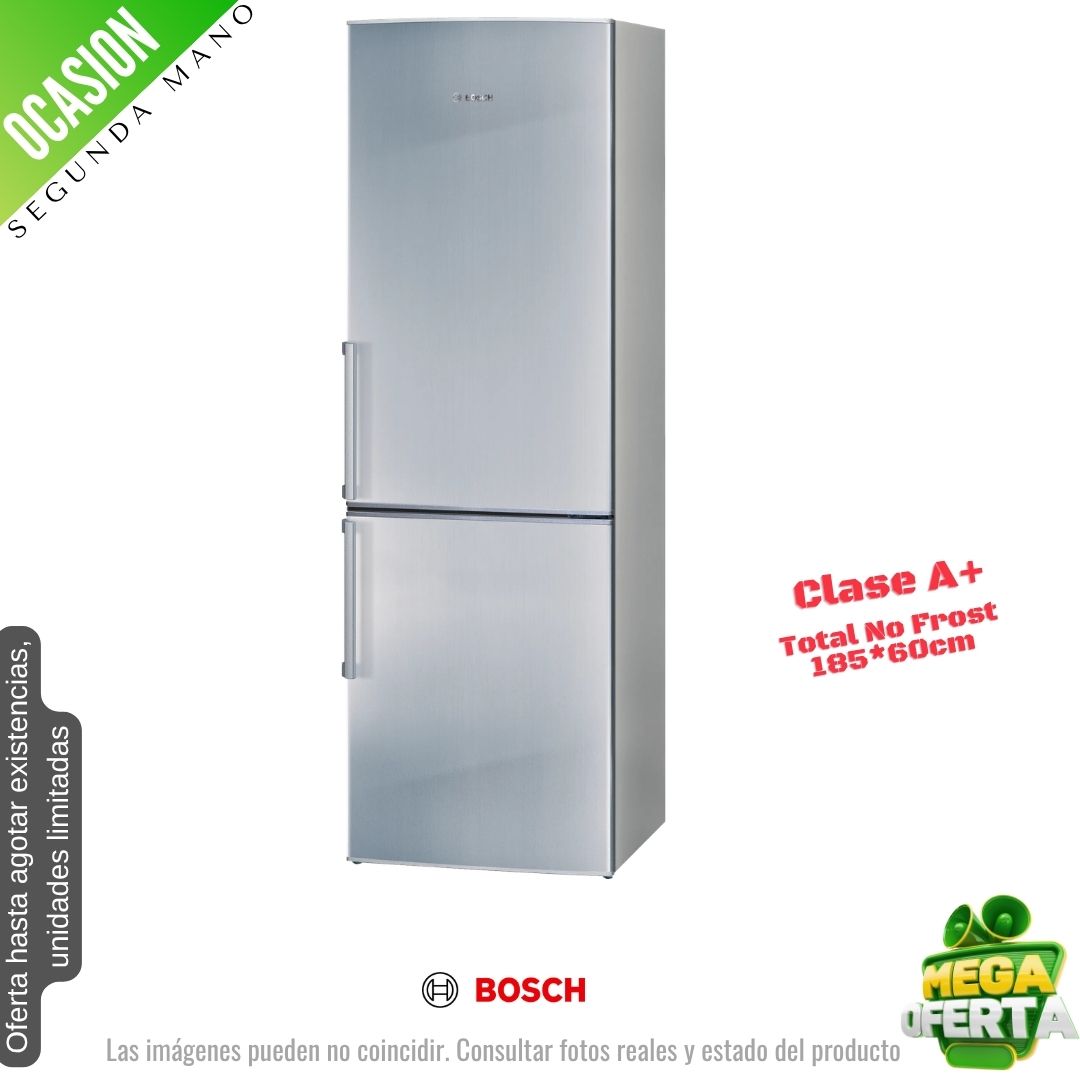 Frigorífico combi Bosch inox 185*60cm (026356) OCASION