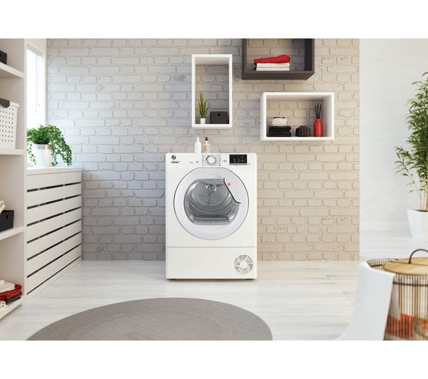 Secadora Hoover 9kg condensacion blanca HLEC9DG-80 OUTLET