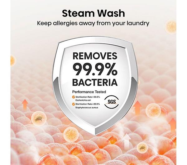 Lavadora Hisense 12kg negra 1400rpm WF5S1245BB OUTLET