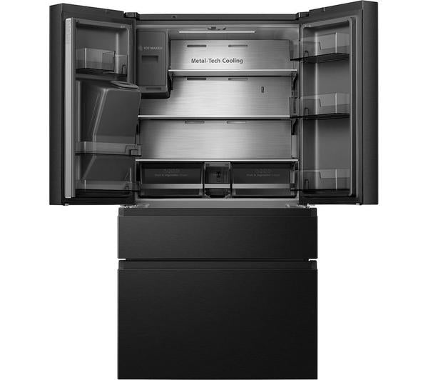 Frigorífico Americano Hisense negro francés RF728N4SBFE OUTLET