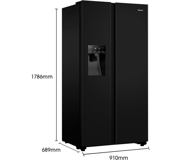 Frigorífico Americano Hisense negro 179*91cm R5694N4TBE OUTLET