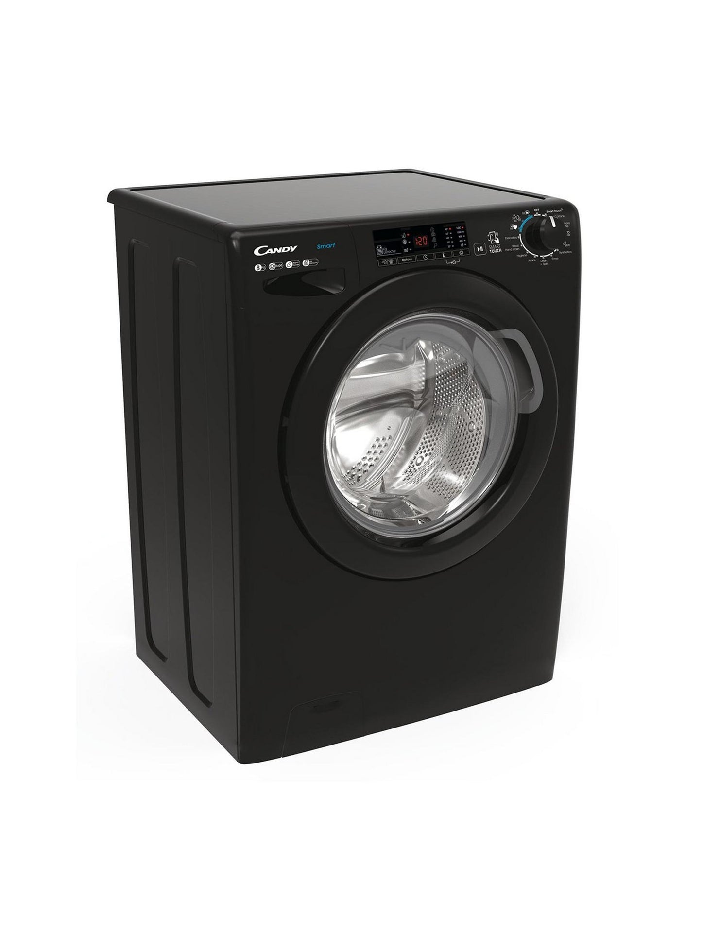 Lavadora Candy 8kg negra 1400rpm CS148TWBB4/1-80 OUTLET