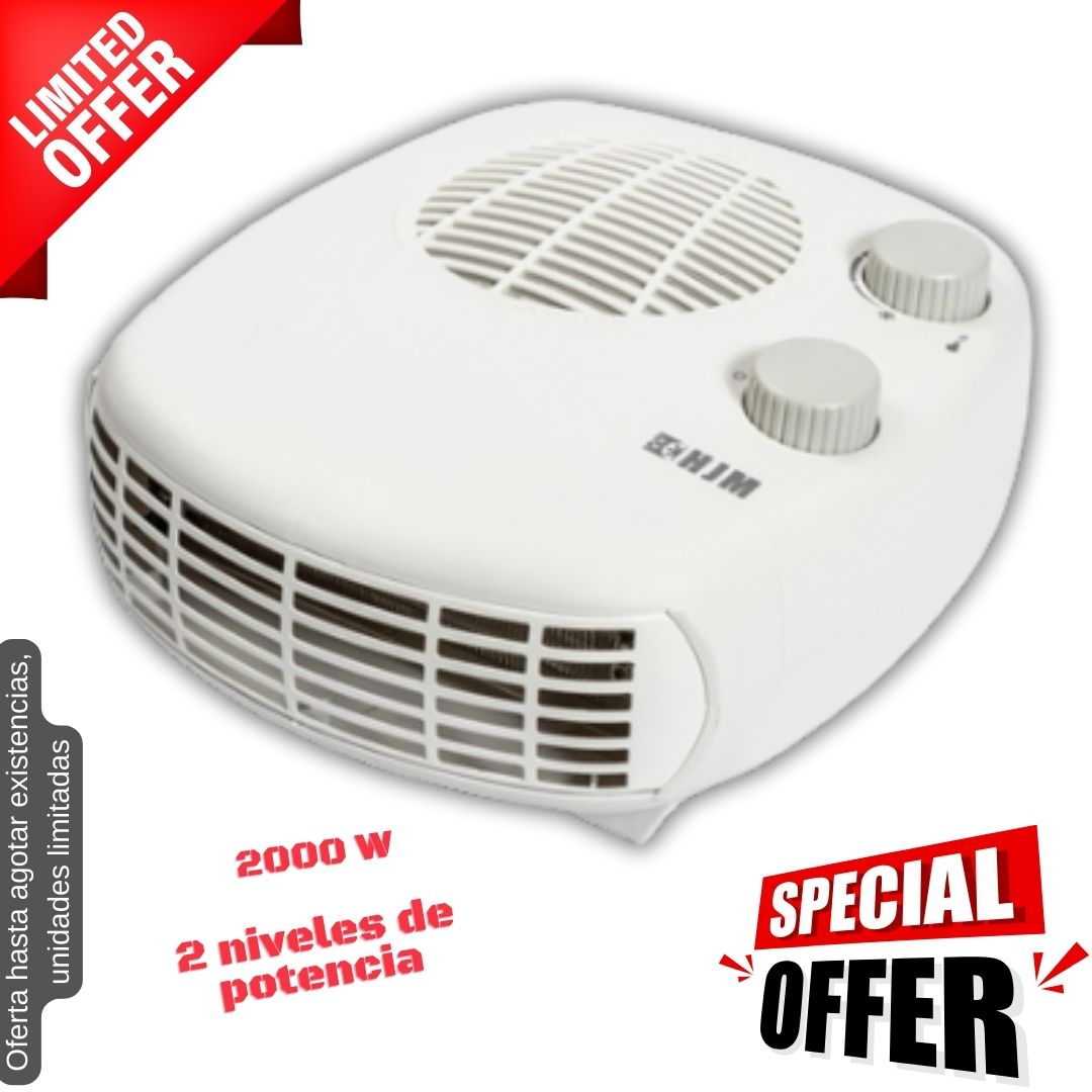 Calefactor horizontal 2000W 614-12 OFERTA