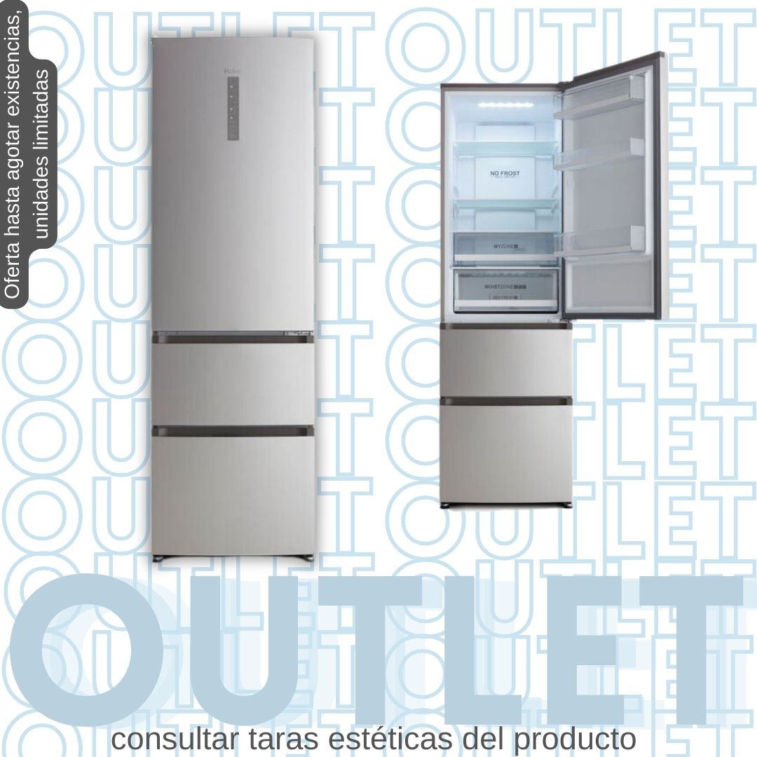 Combi Haier inox francés HTR5619FNMI OUTLET