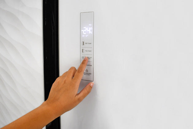 Frigorífico Americano Eas Electric cristal blanco 179*90cm EMSS178GW1 OFERTA