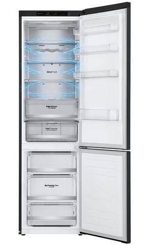 Frigorífico combi LG negro 203*60cm GBB92MCB2P OUTLET