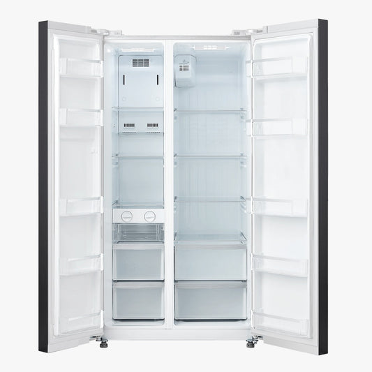 Frigorífico Americano Eas Electric cristal blanco 179*90cm EMSS178GW1 OFERTA