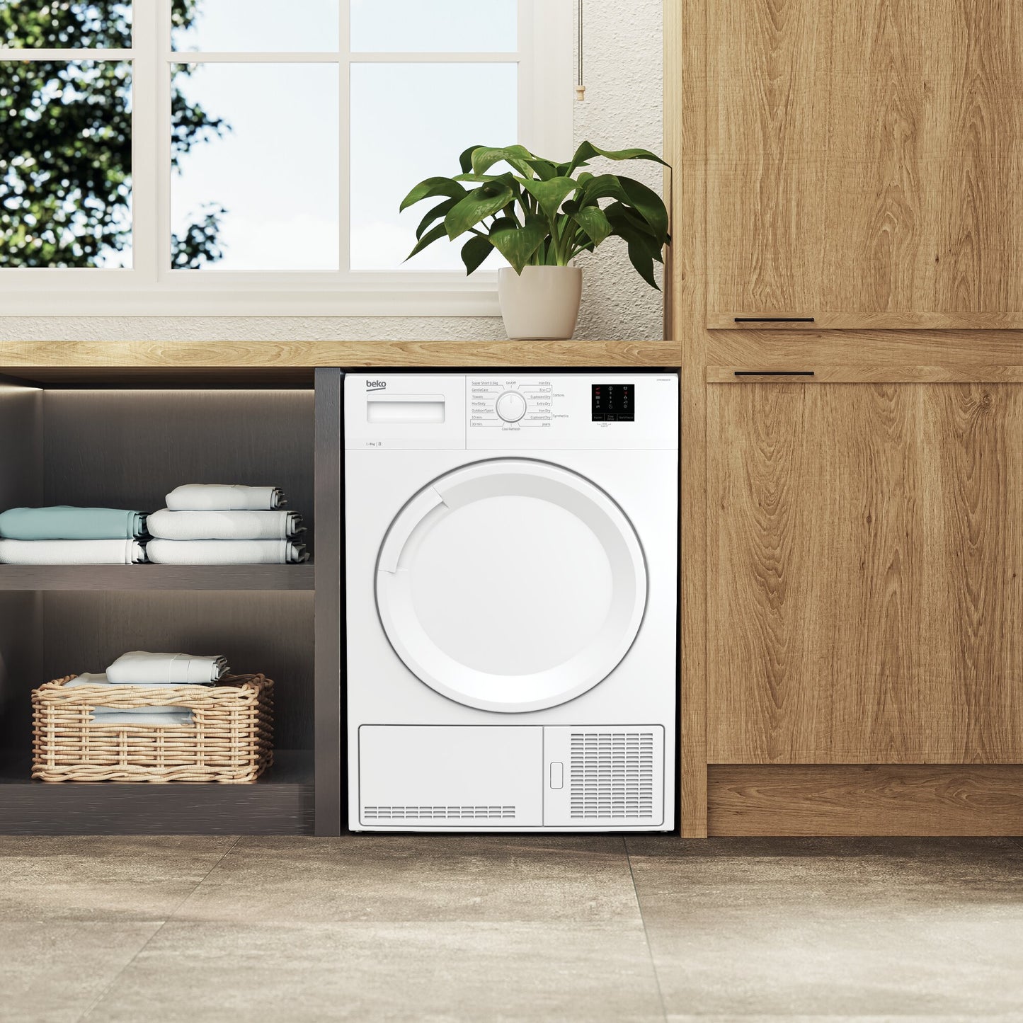 Secadora Beko 9kg condensación blanca DTKCE90021W OUTLET